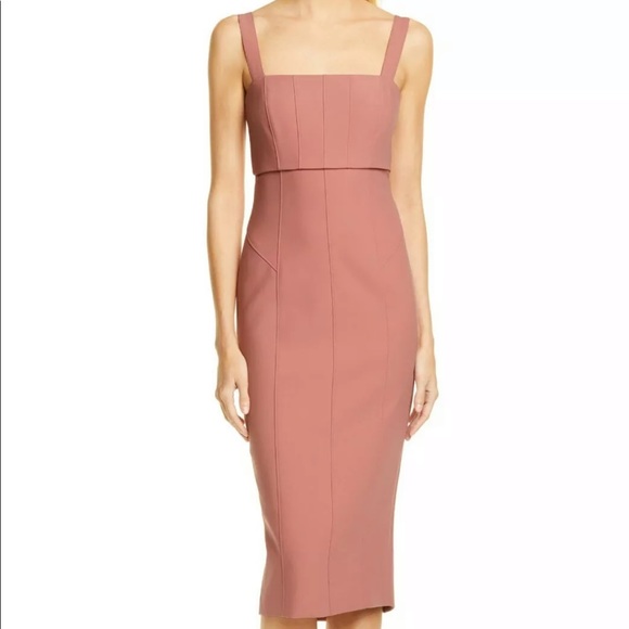 cinq a sept Dresses & Skirts - CINQ a SEPT Pink DaKota Cutout Bodycon Midi Dress